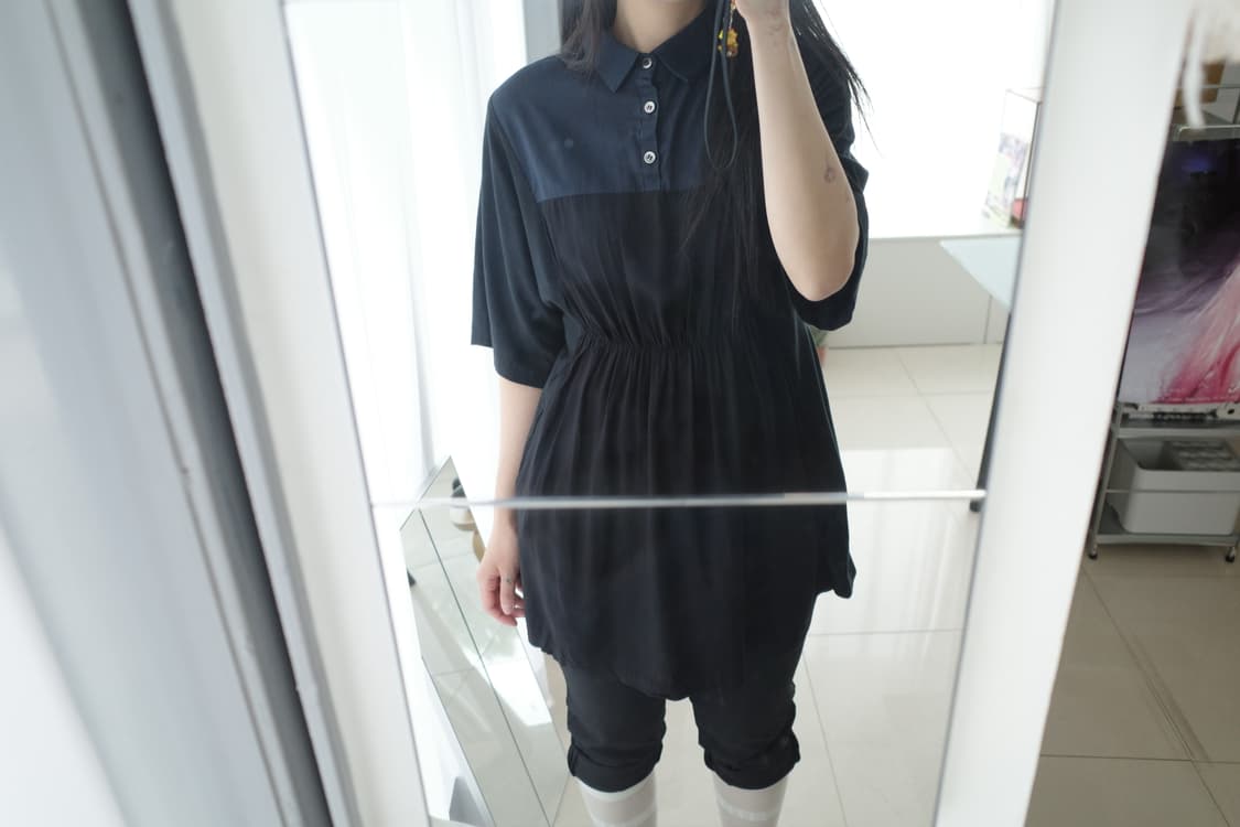 Belt flare top 상품이미지1