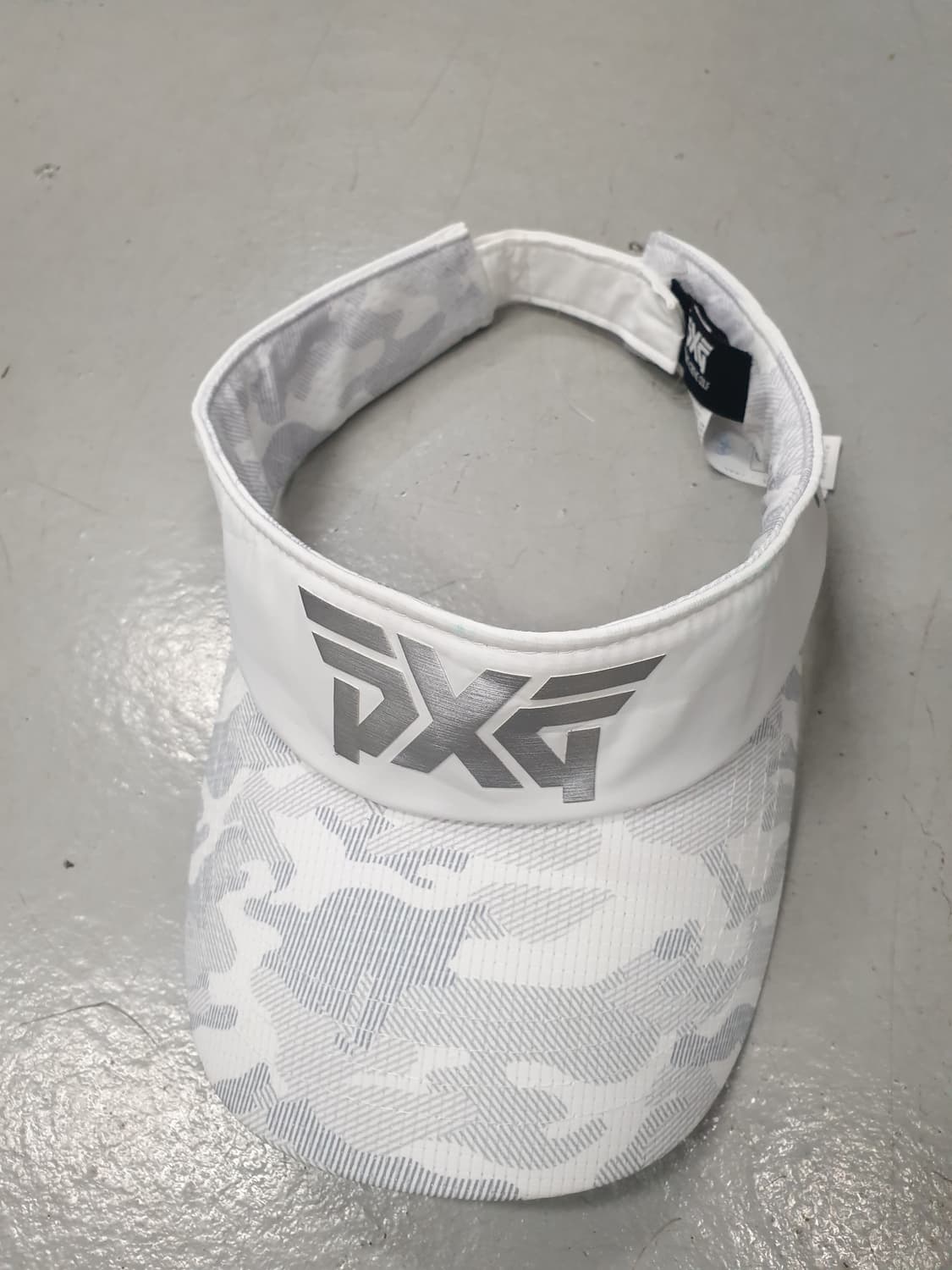 PXG 골프 썬캡 화이트 카모 프리사이즈 상품이미지1