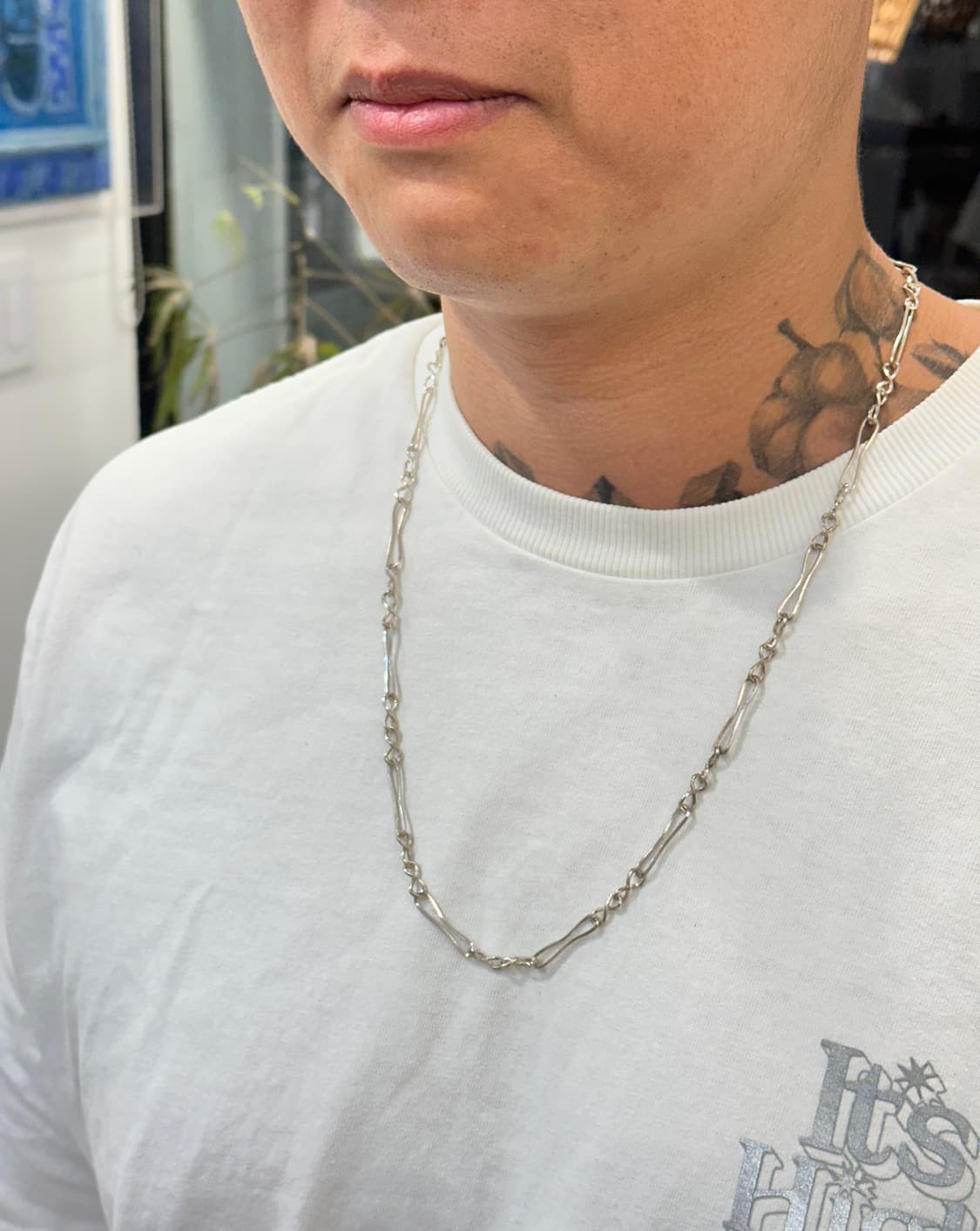 Vintage 925silver chain necklace 상품이미지5