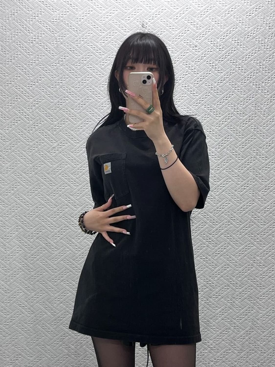 칼하트 캐주얼 빈티지 오버핏 포켓 워크 반팔티 S C12454 상품이미지1