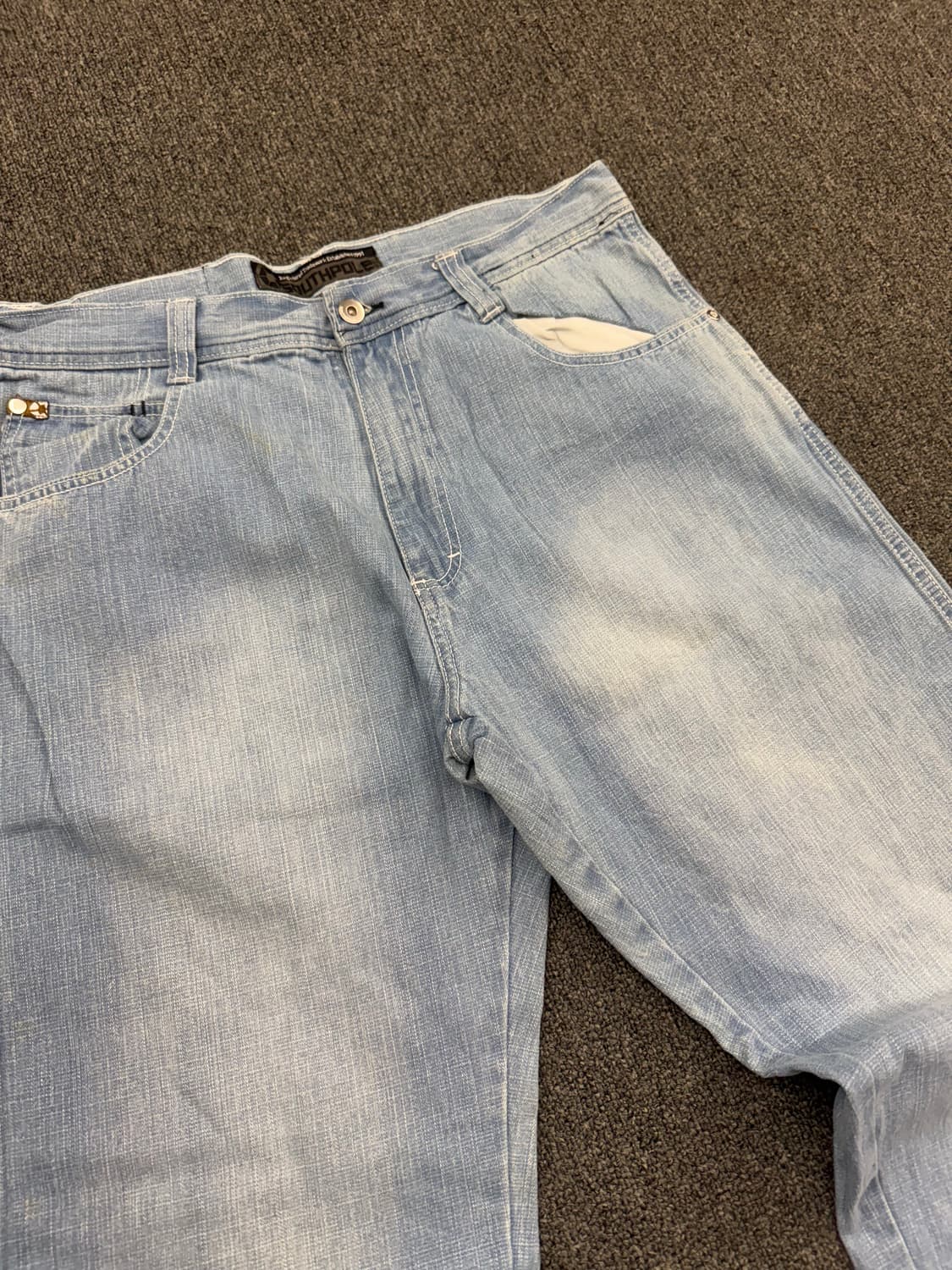 사우스 폴 빈티지 연청 올드스쿨 힙합팬츠 상품이미지2