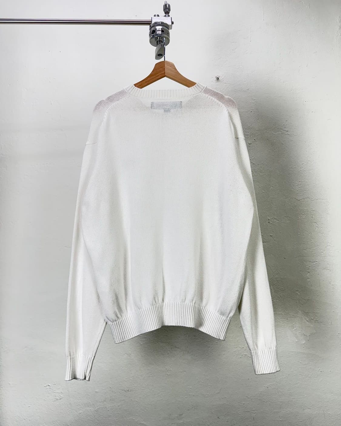 네이버후드 화이트 클래식 로고 크루넥 스웨트 셔츠 상품이미지6