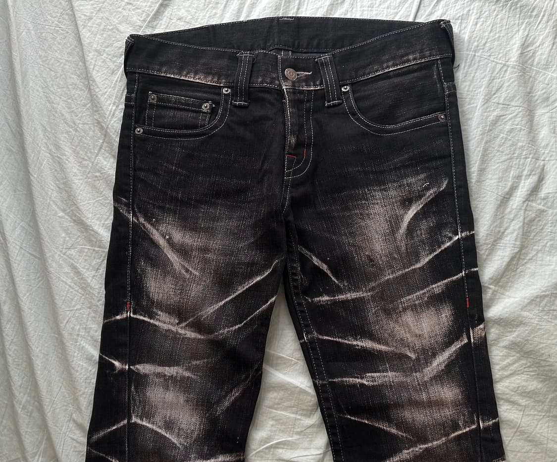 토네이도마트 흑청 워싱진 상품이미지2