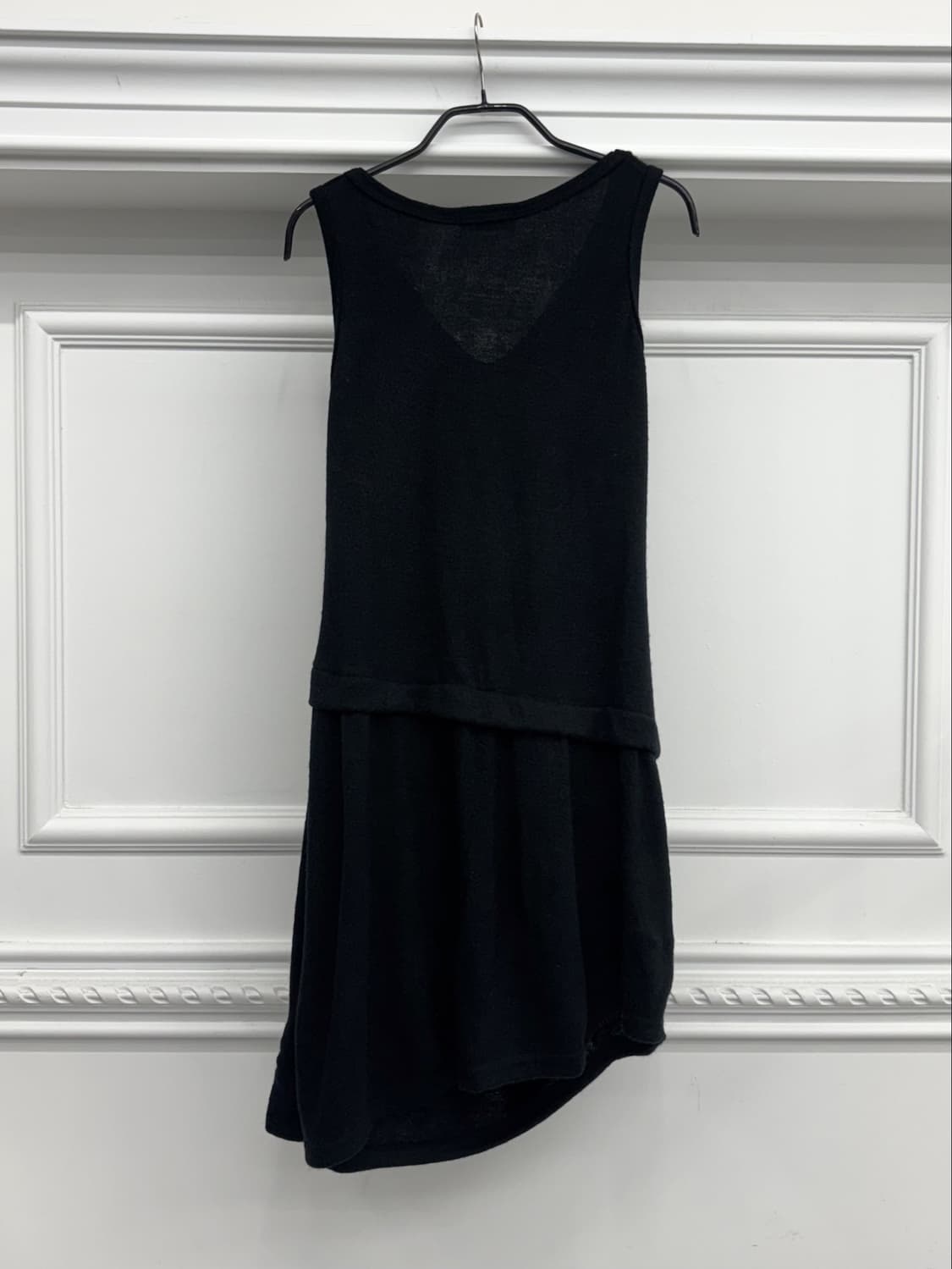 Draped Asymmetric Knit Mini Dress 상품이미지5