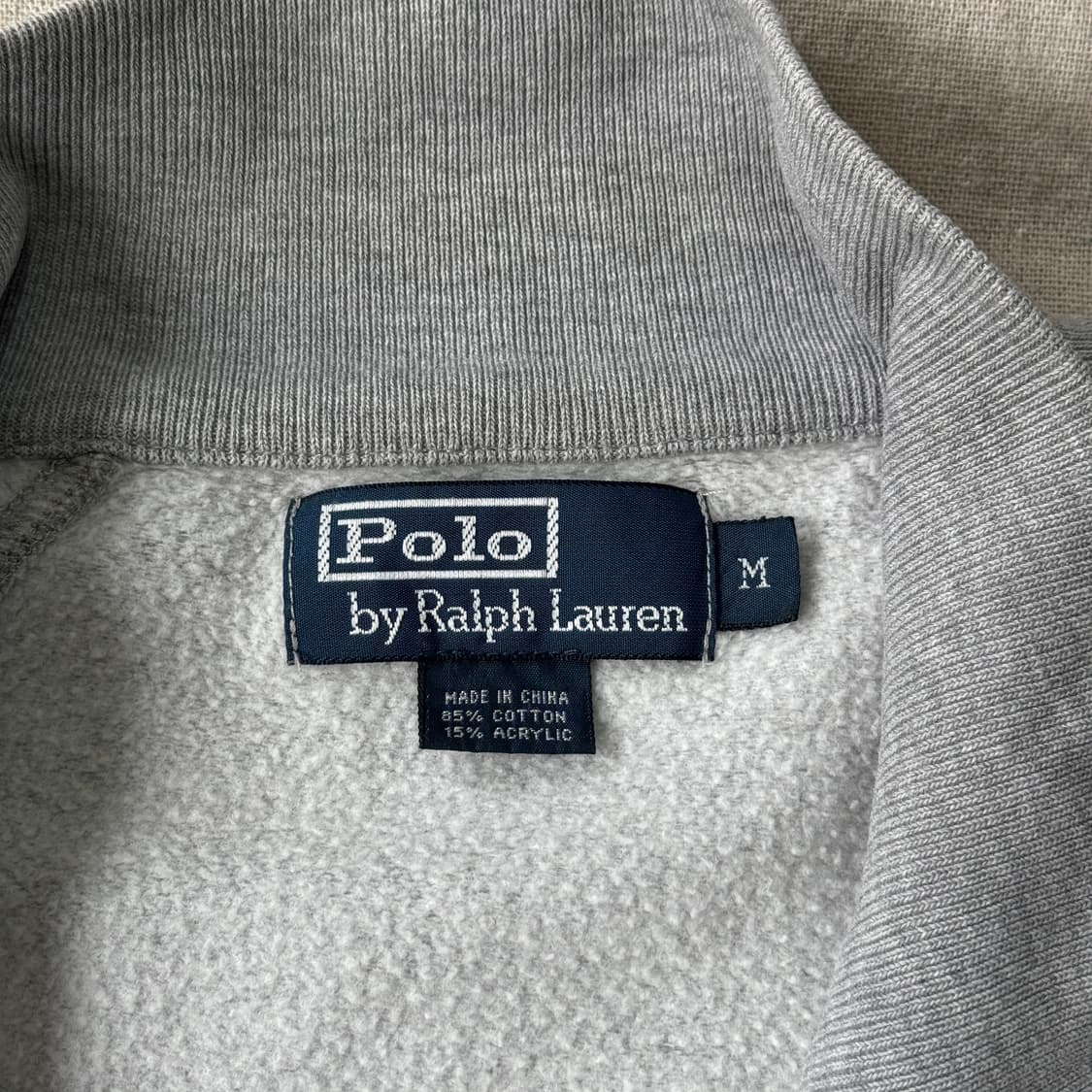  폴로랄프로렌 빈티지 사이드라인 그레이 집업 자켓 M 상품이미지5