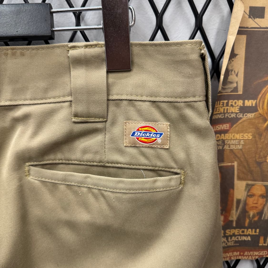 디키즈 하프 워크 팬츠 후면 로고 포인트 베이지 상품이미지5