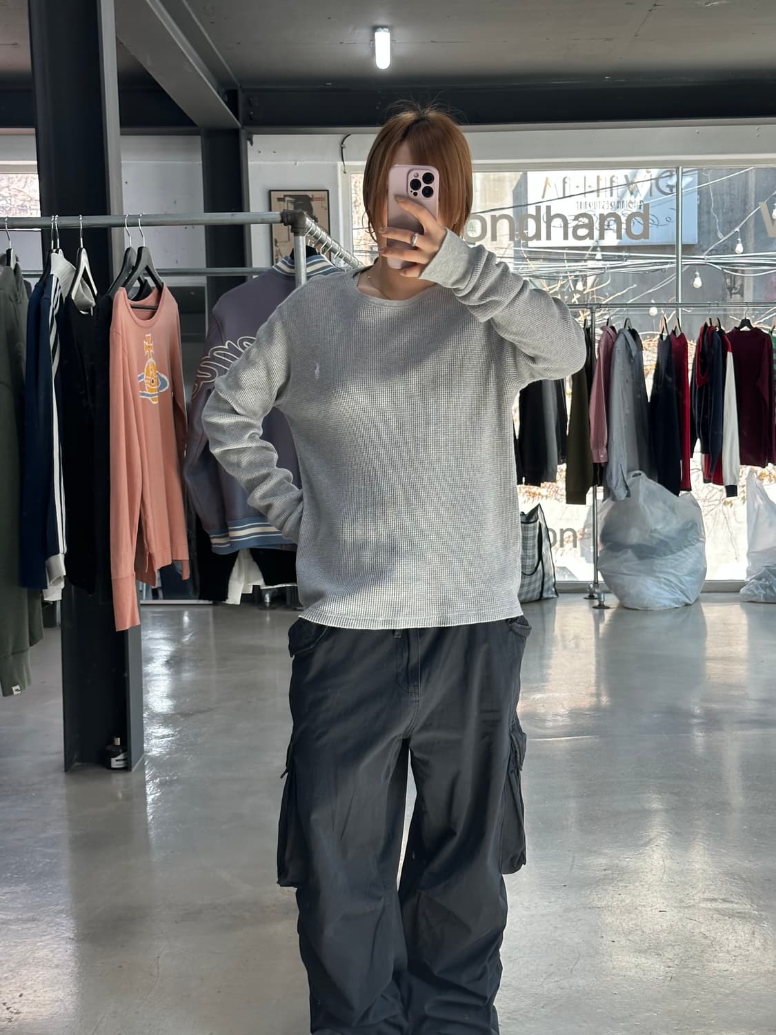 폴로랄프로렌 포니 와플 롱슬리브 긴팔티 상품이미지3