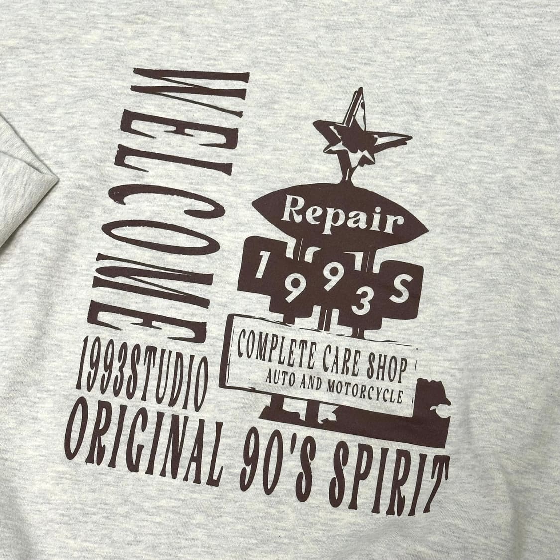 1993스튜디오 웰컴 리페어 맨투맨 남녀공용 m 상품이미지4