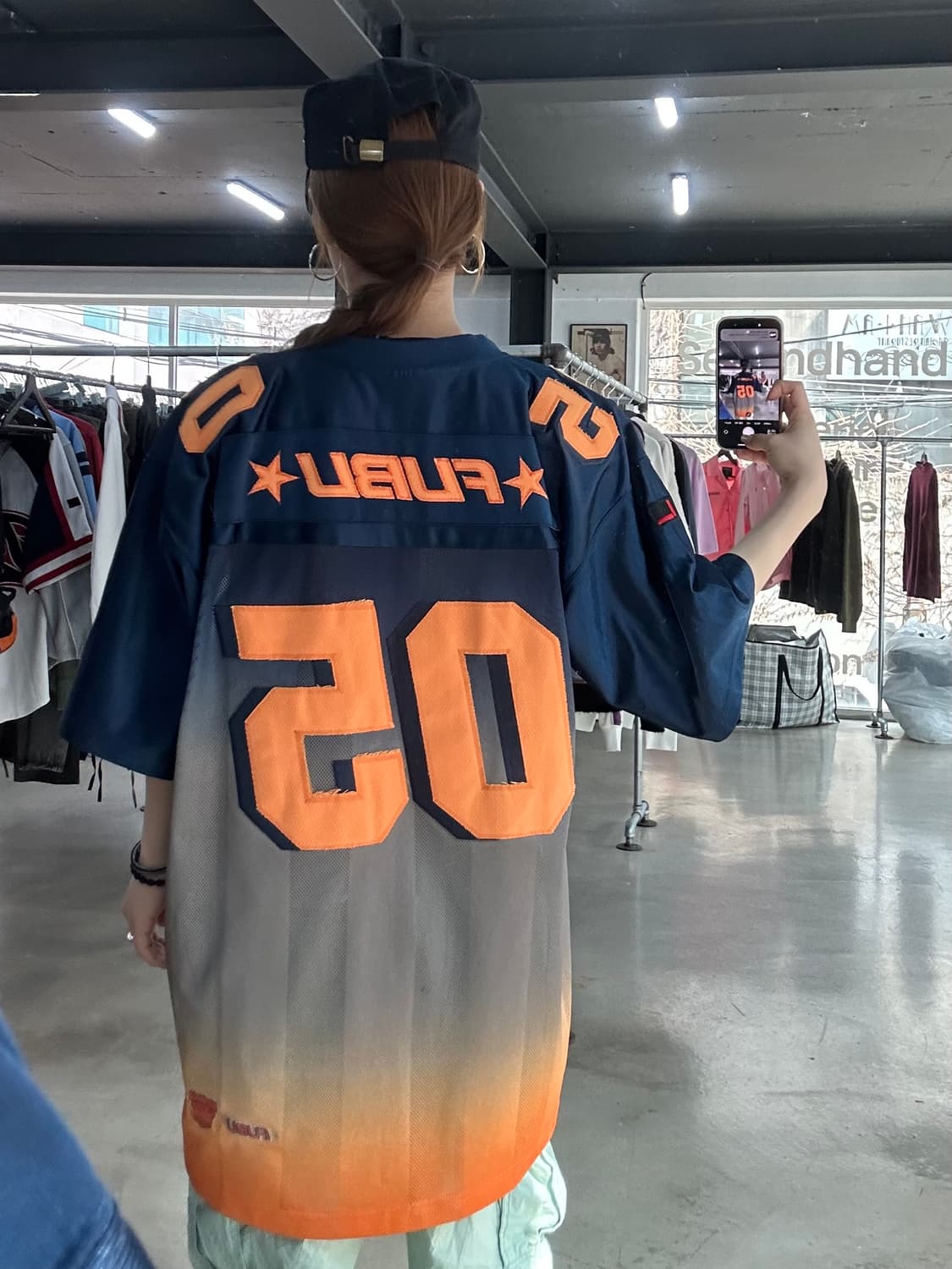 FUBU 풋볼 스타 그라데이션 농구져지 상품이미지1