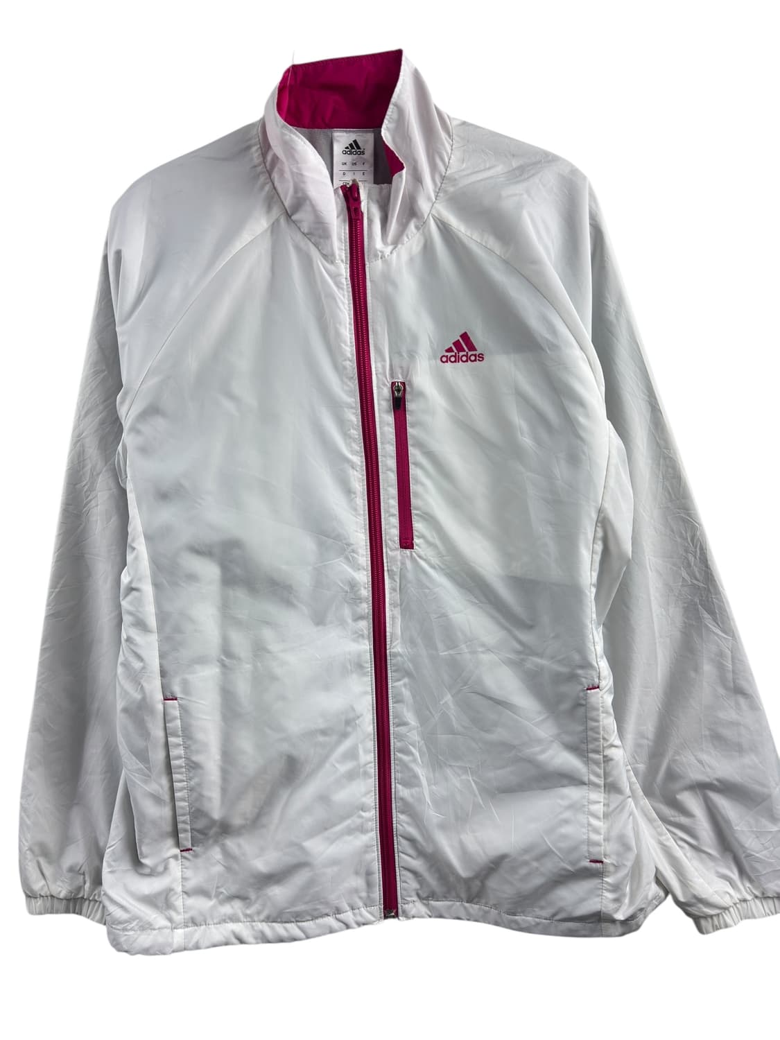 아디다스 핑크화이트 바람막이1449 상품이미지1