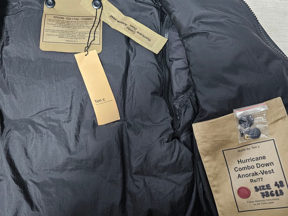 텐씨 허리케인 콤보 다운아노락 48 거의새상품 상품이미지2