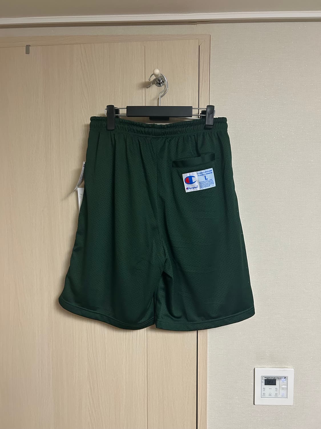 챔피온 재팬라인 메쉬 반바지 그린 상품이미지2