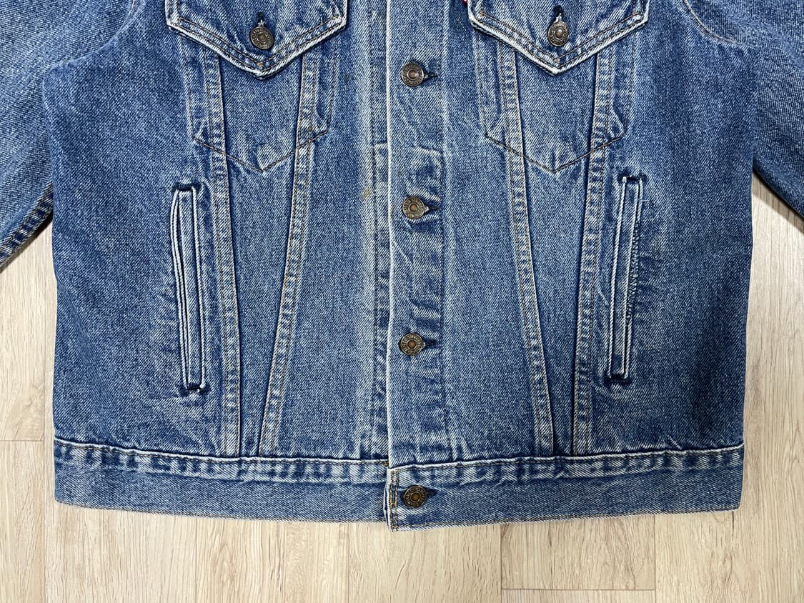 100) 80's 리바이스 3rd 중청워싱 4포켓 데님자켓(미국제) 상품이미지9