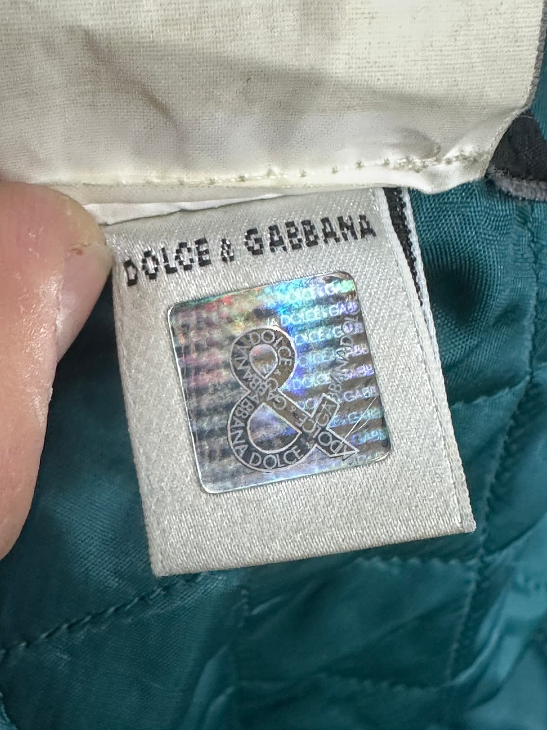 2000‘ Dolce&Gabbana 레더 봄버 자켓 L 상품이미지7