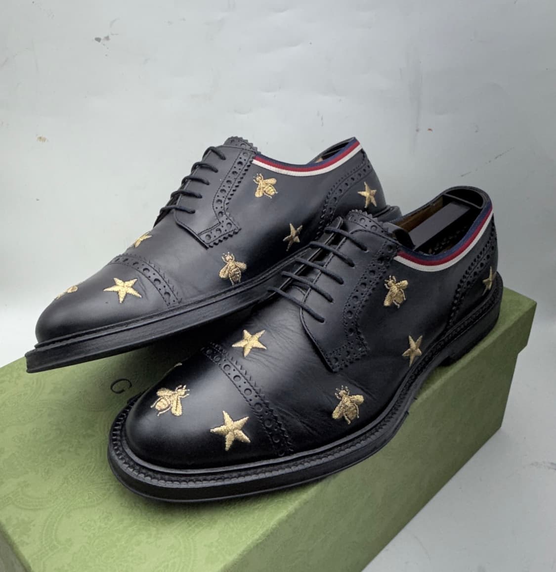 정품)구찌 꿀벌 자수 구두 260 상품이미지4