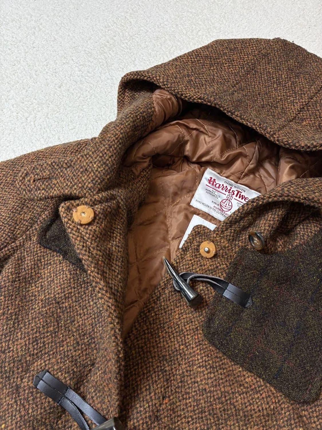 세븐데이즈 선데이 x 해리스트위드 재팬 더플 자켓 PN7021 상품이미지5