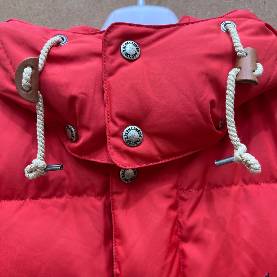 폴로 랄프로렌 후드 패딩 조끼 상품이미지2