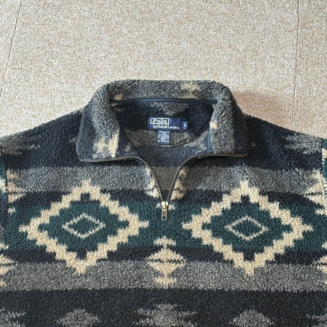 usa 폴로 네이티브 하프집업 후리스 상품이미지1