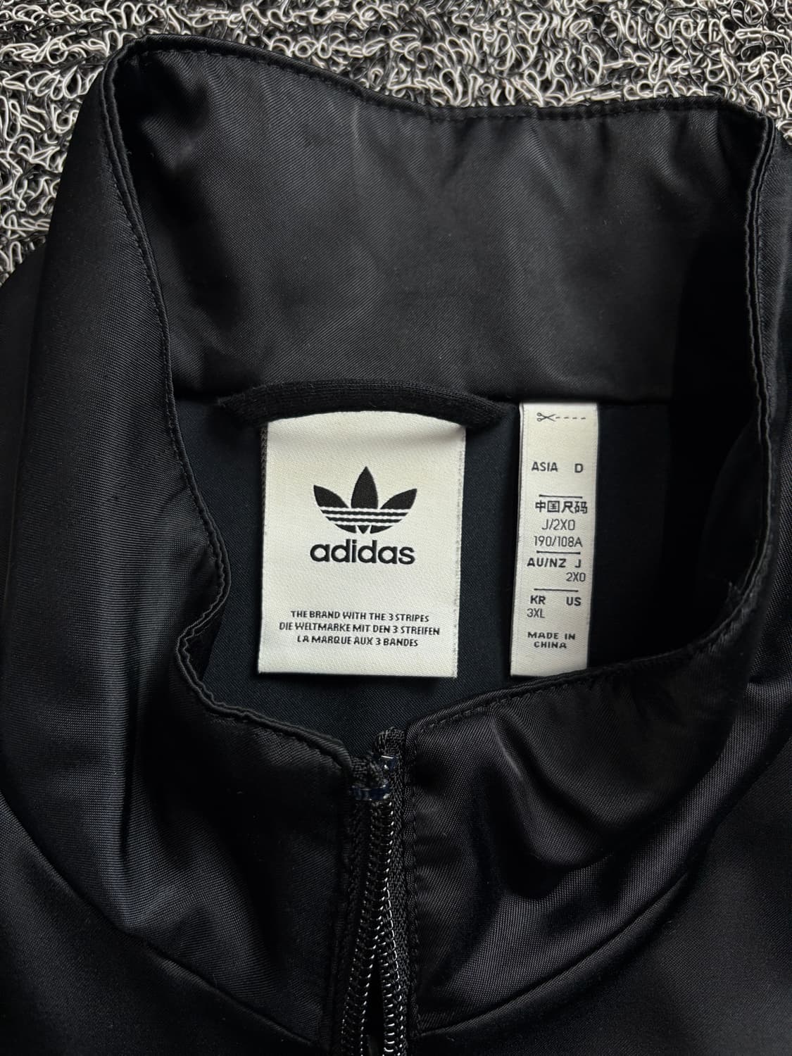 아디다스 신형 박시핏 사틴 트랙탑 져지 블랙 1635 상품이미지4