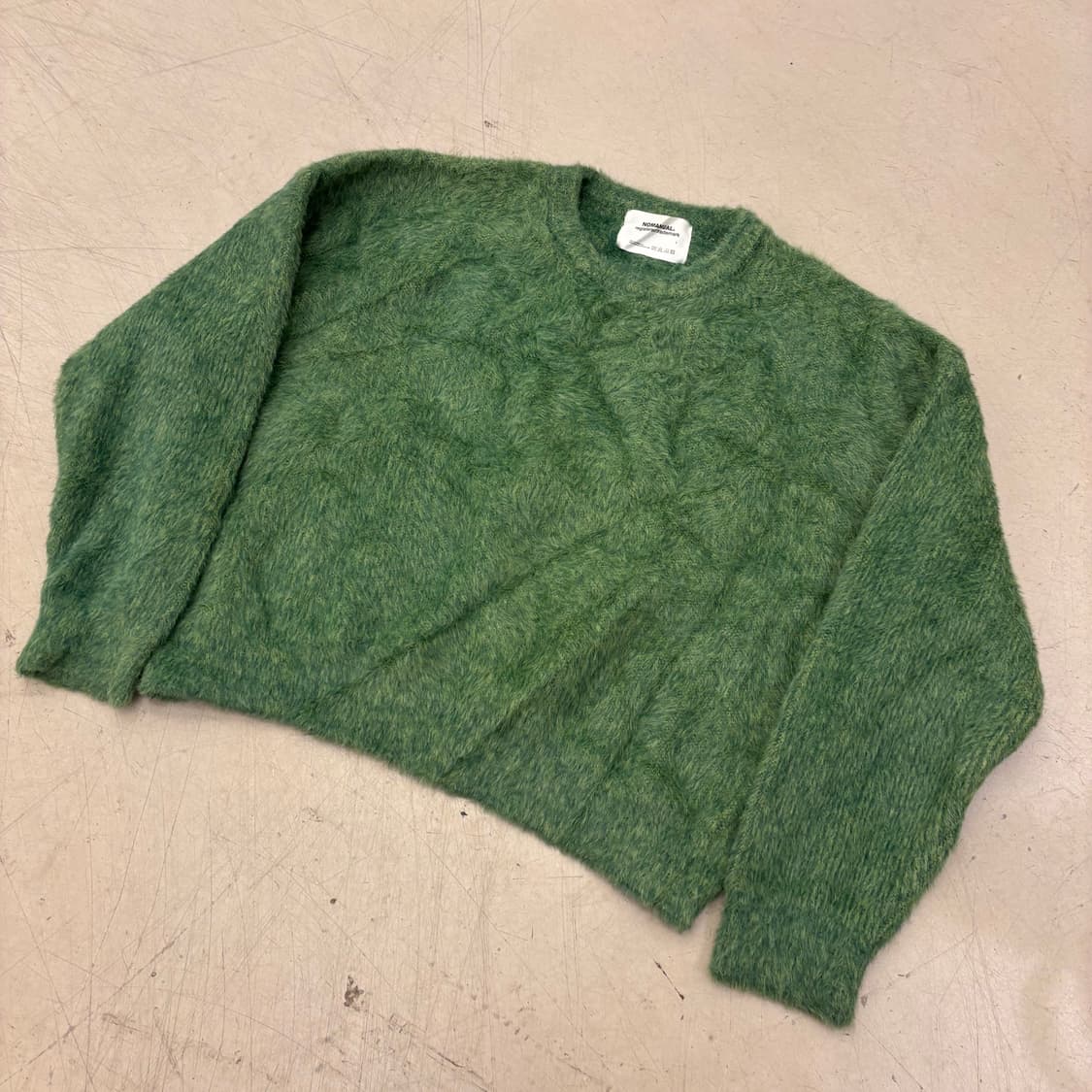 노메뉴얼 그린 니트 상품이미지1