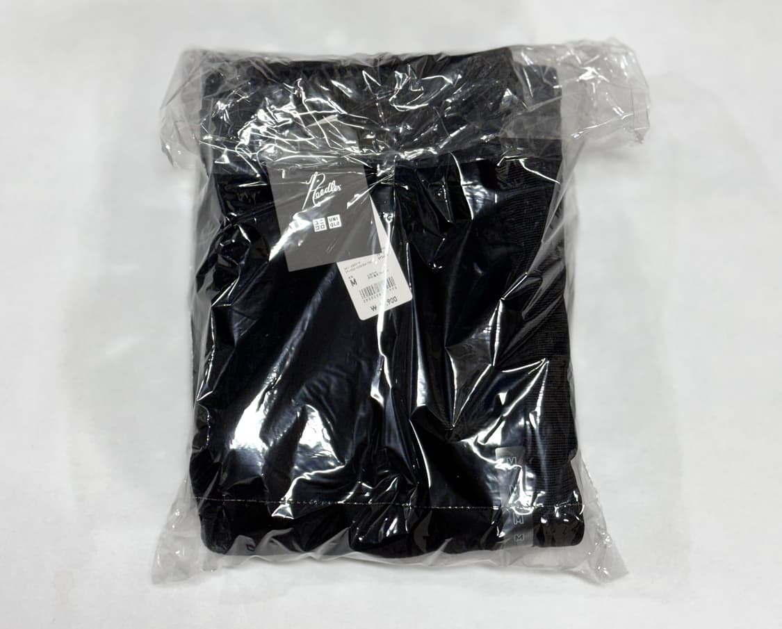 유니클로 x 니들스 플리스 와이드 팬츠 블랙 M 상품이미지2