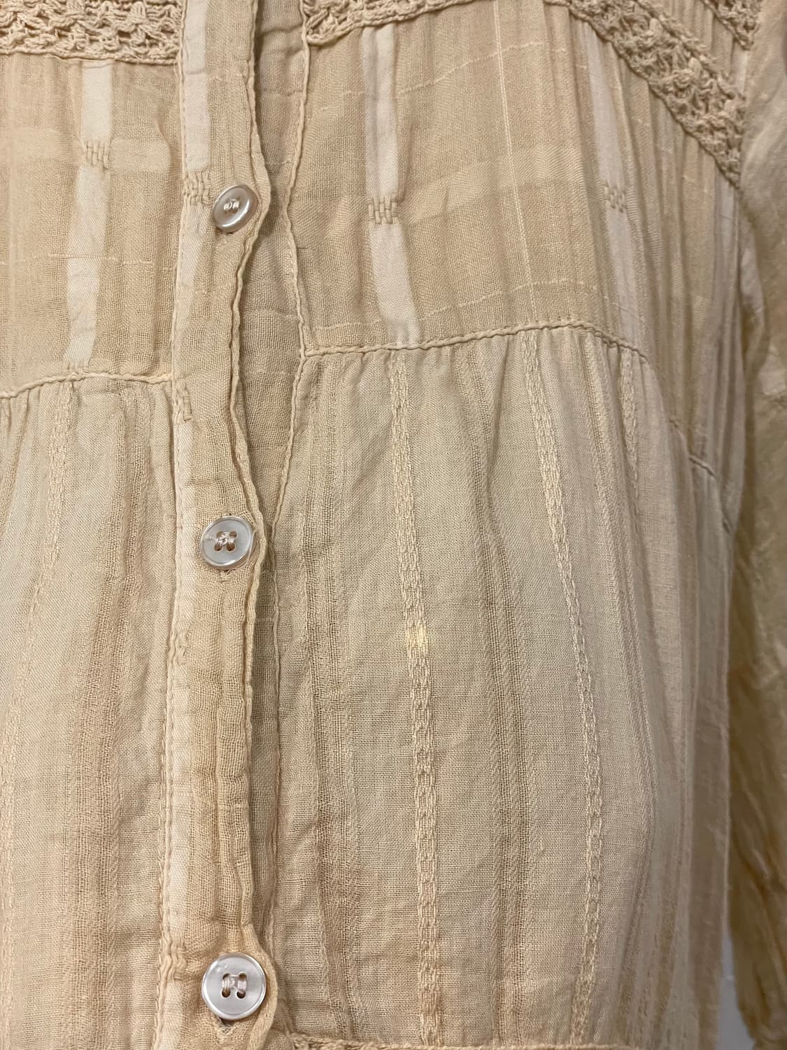 hippie check two-way blouse 상품이미지8