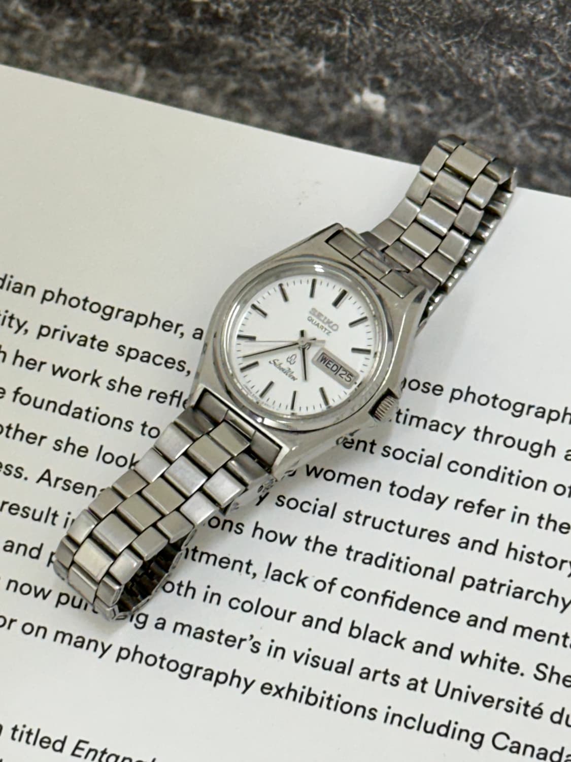 세이코 seikob silverwave 쿼츠 시계 상품이미지6