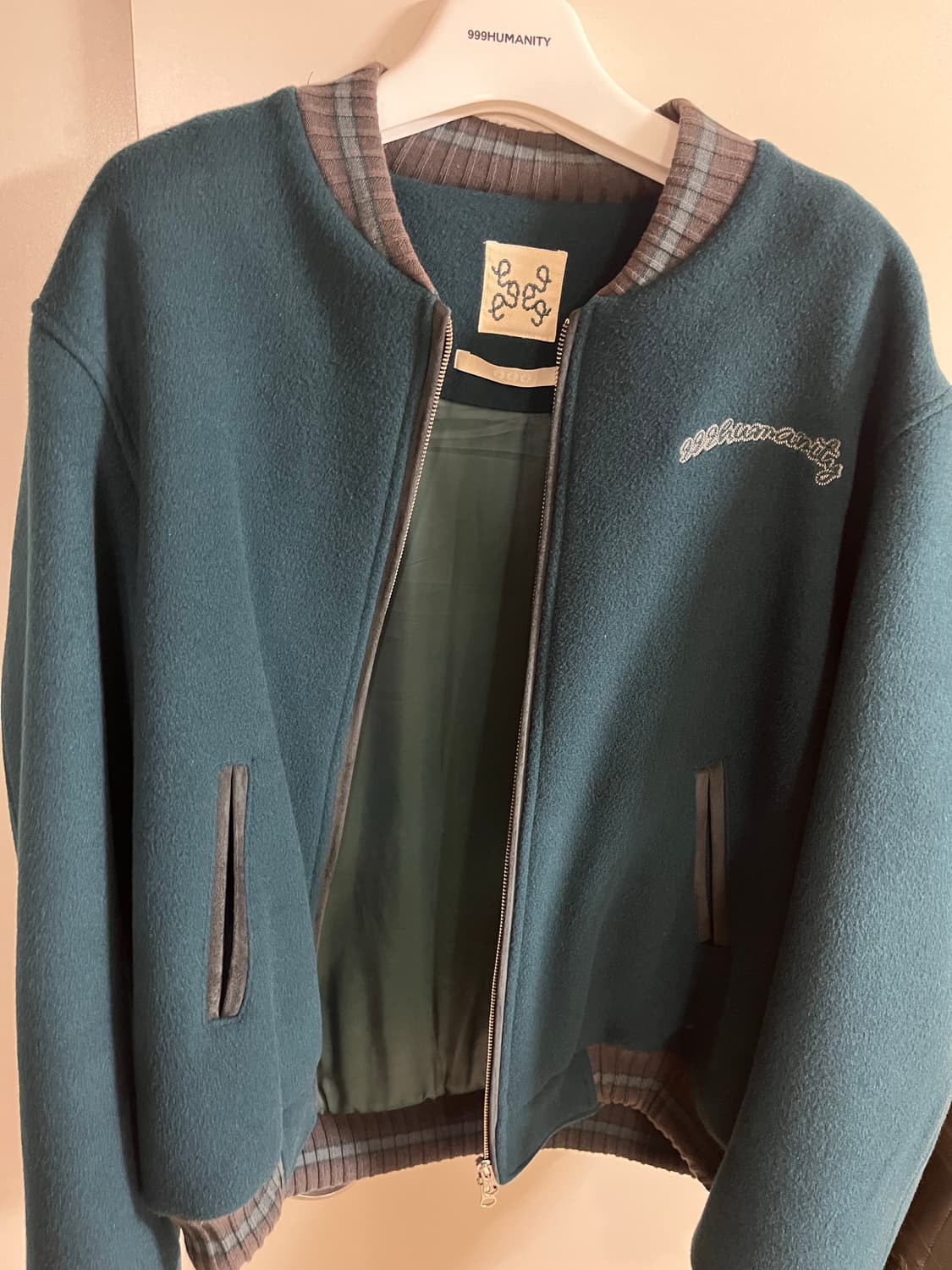 999휴머니티 헤비 울 블루종 상품이미지2