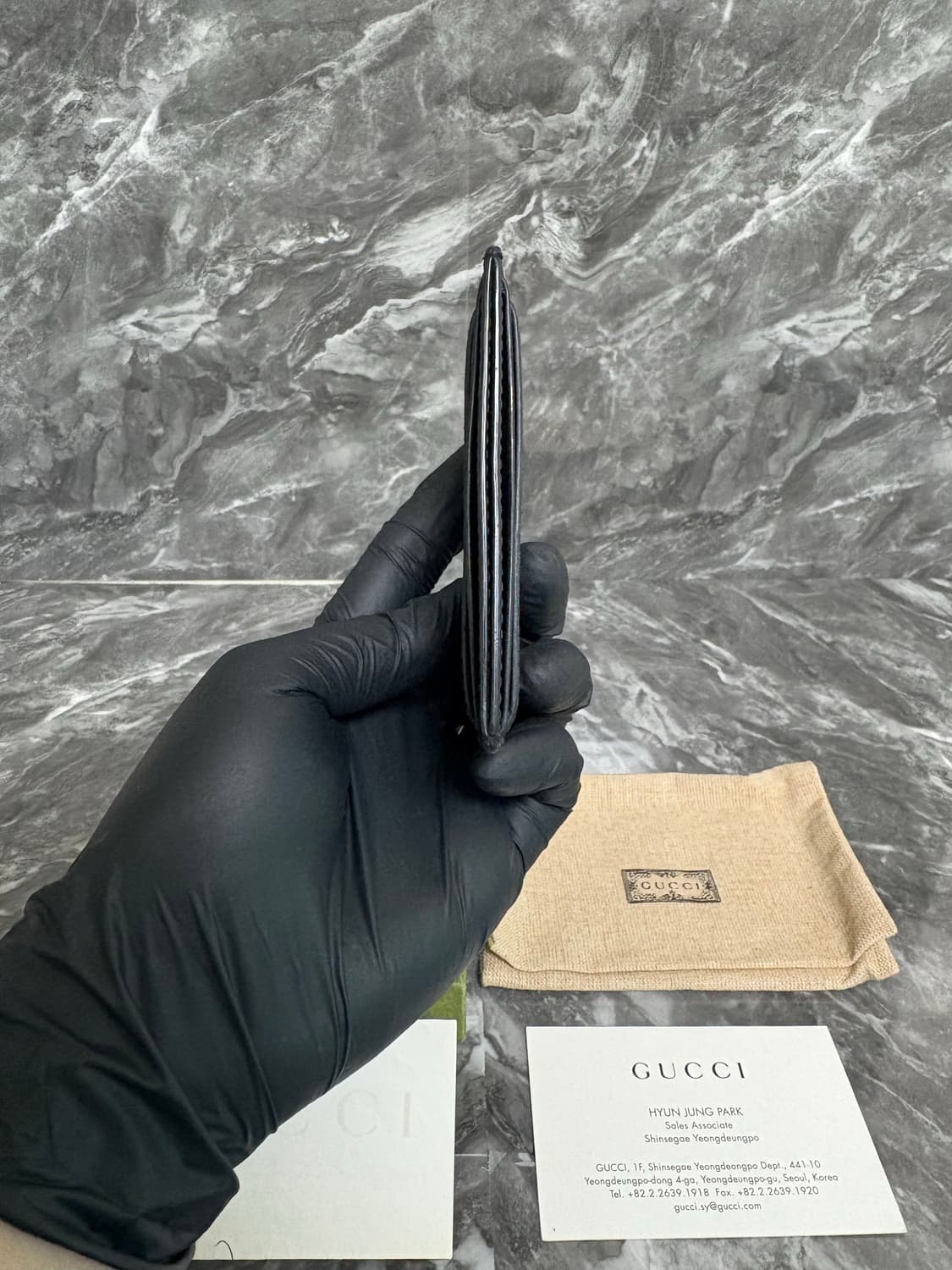 [새상품급] 구찌 베스트리에 킹스네이크 프린트 카드지갑 상품이미지3