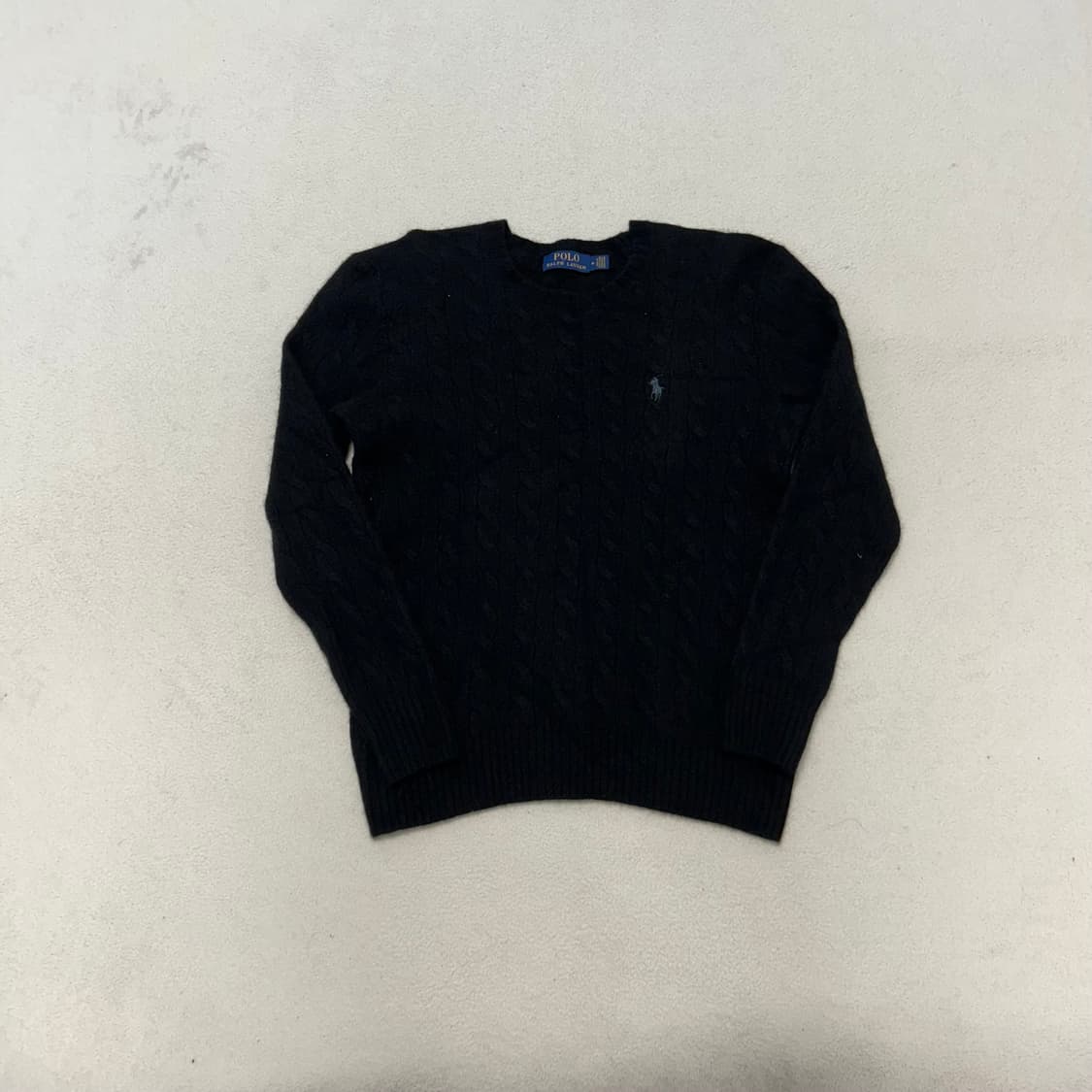 Polo Ralph Lauren black cashmere knit 상품이미지4