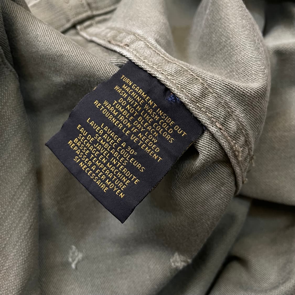 polo 데님앤서플라이 R-10 밀리터리 데미지 셔츠  상품이미지6