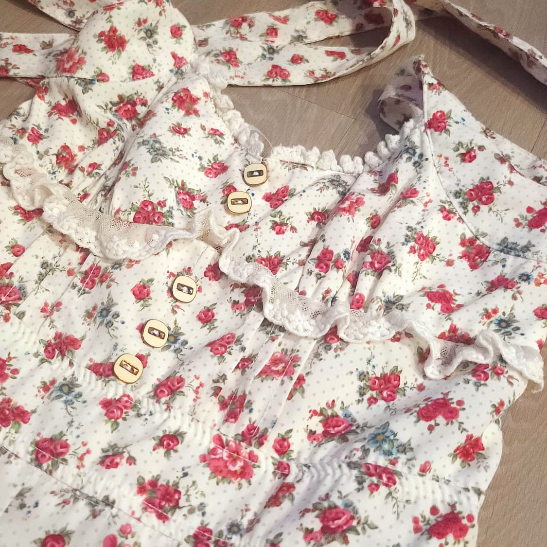 LIZ LISA 홀터넥 미니 원피스 히메갸루 일브 빈티지 상품이미지4