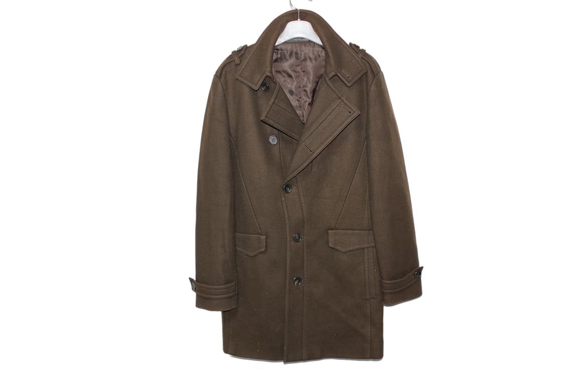 솔리드옴므 캐시미어 하이넥 오피서 코트  상품이미지1