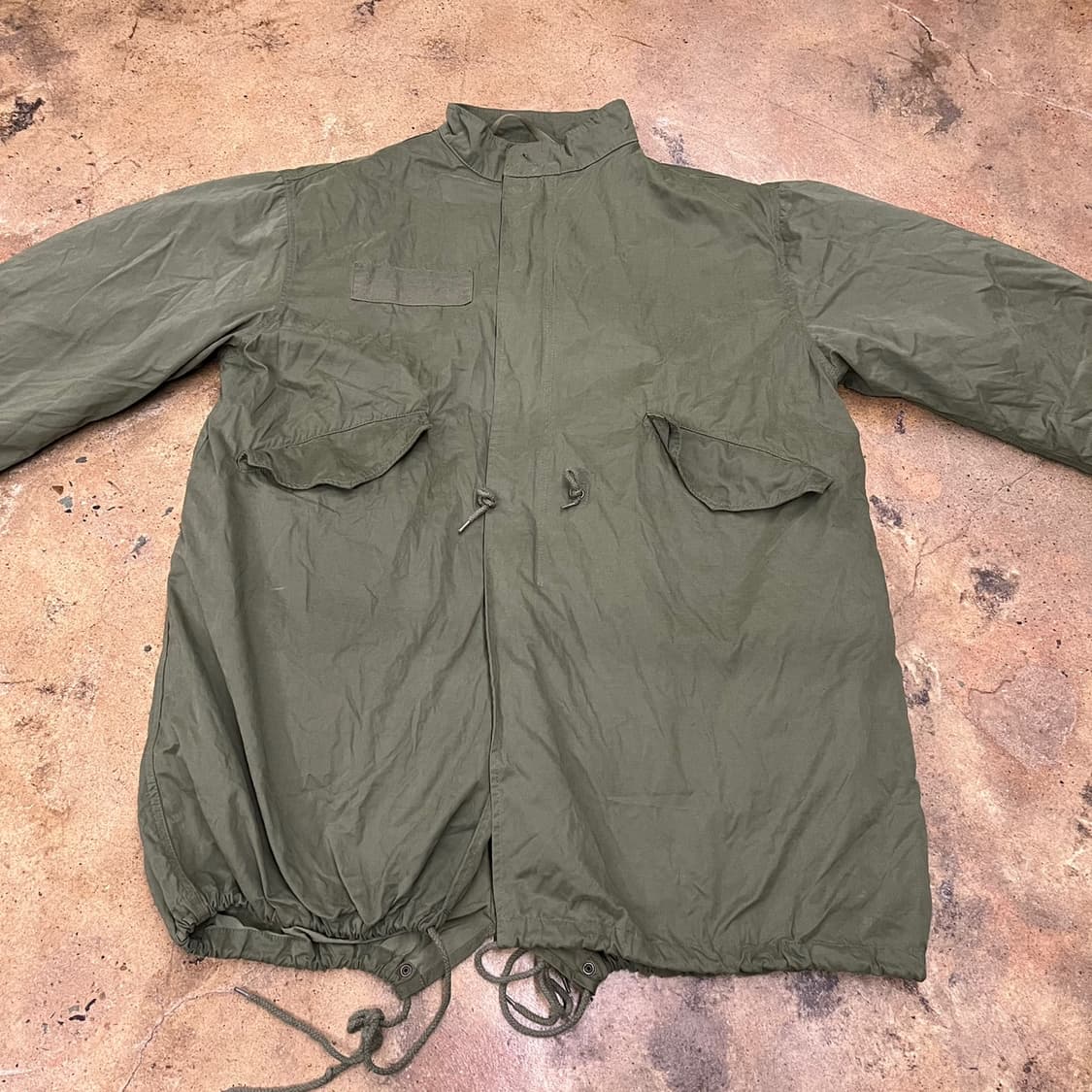 [정품] 노메뉴얼 카키색 야상 점퍼 바람막이 b19 상품이미지3