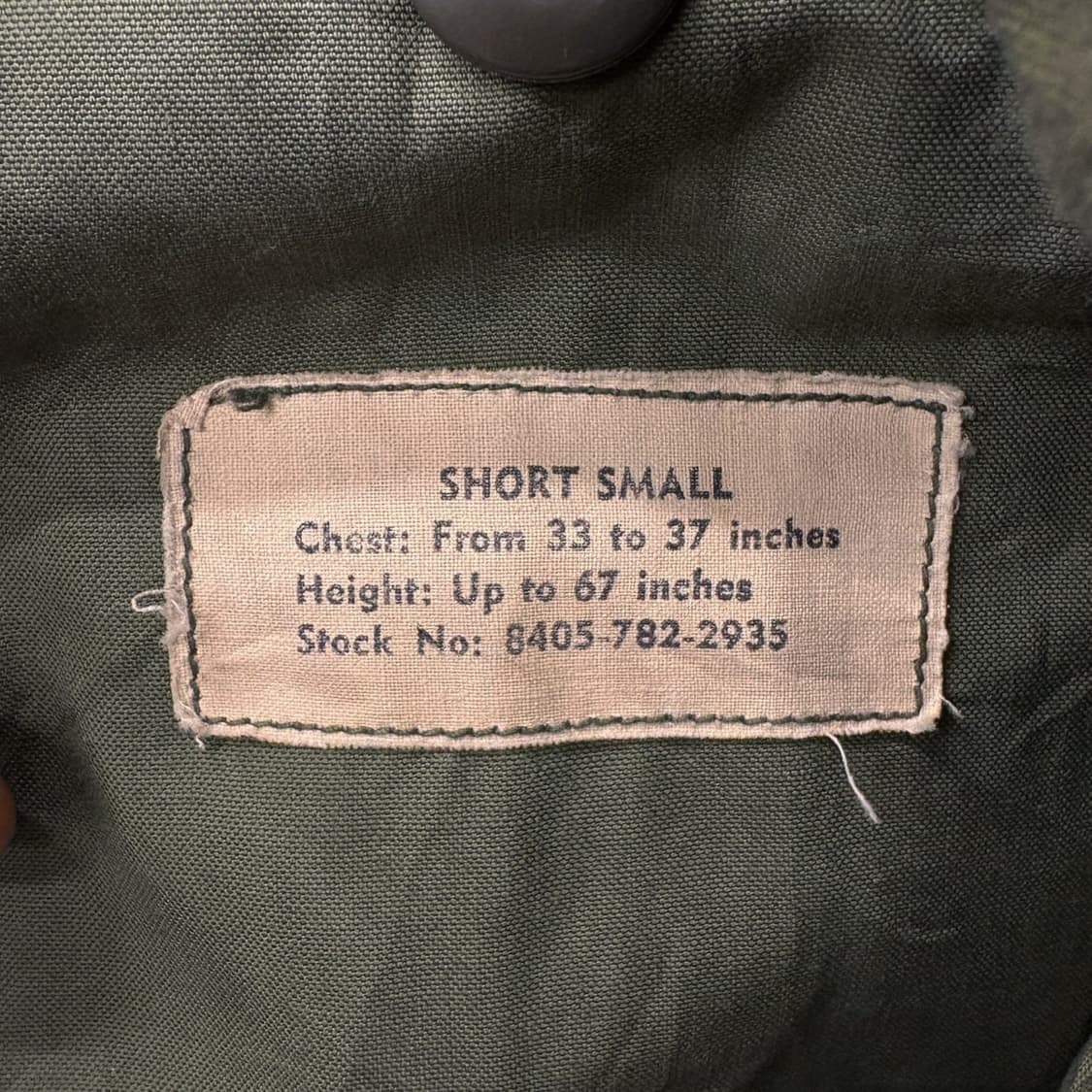 70s 오리지날 미군 M-65 필드자켓 사파리 퍼티그 자켓 N482 상품이미지9