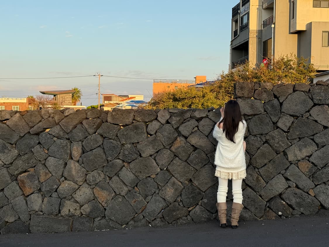 히메갸루/리즈리사깔스커트/앙고라포실니트/달천깔세트 상품이미지3