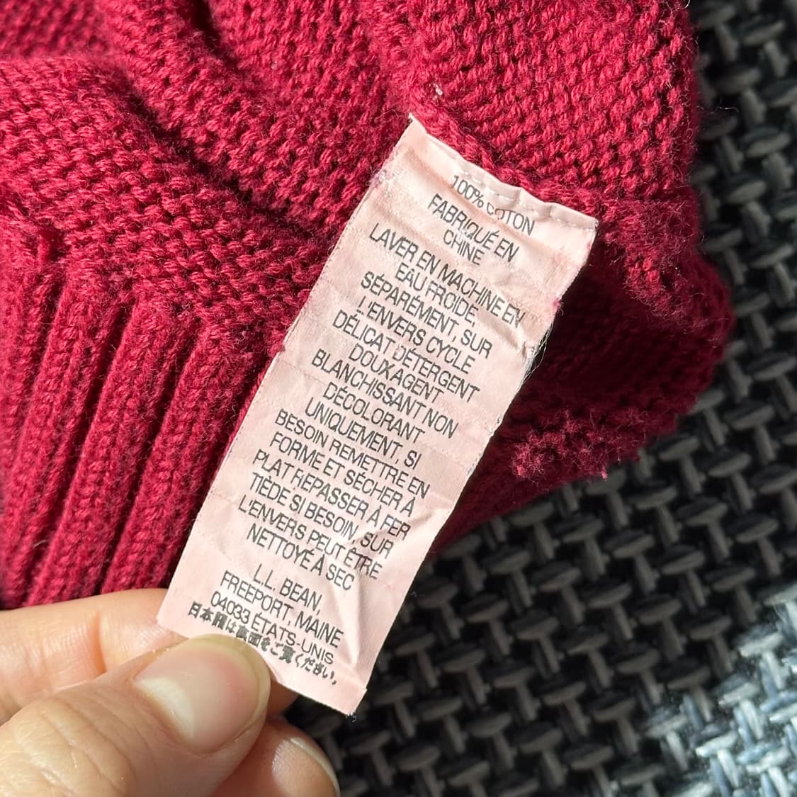 엘엘빈 하프집업 니트 (M/old-8484) 상품이미지8