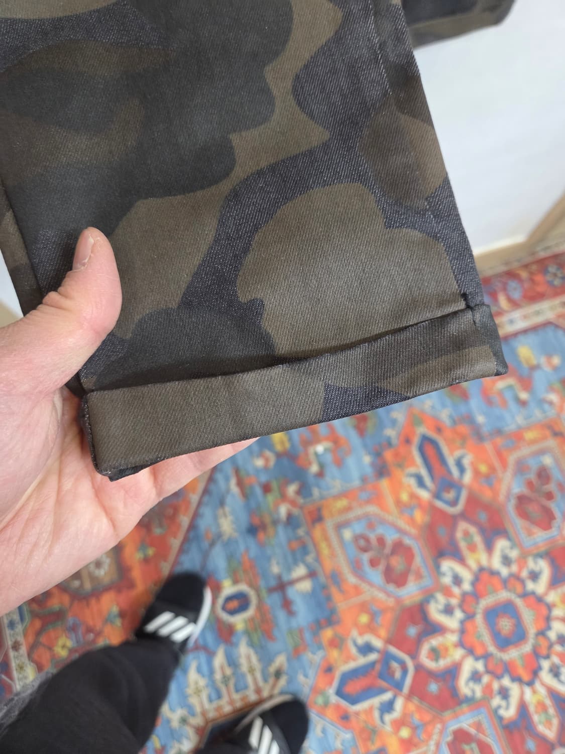 자라 코팅 카모 팬츠 32 스키니핏 상품이미지7