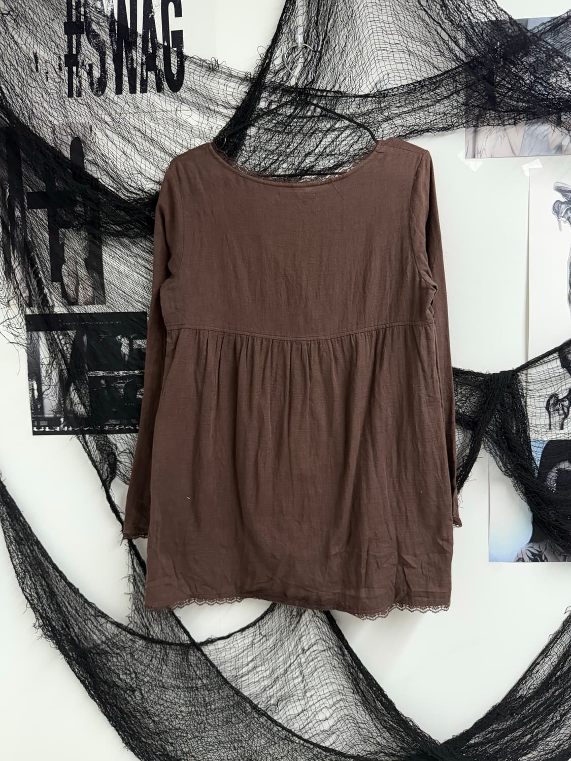 Mori girl mood lace detail longsleeve 상품이미지2