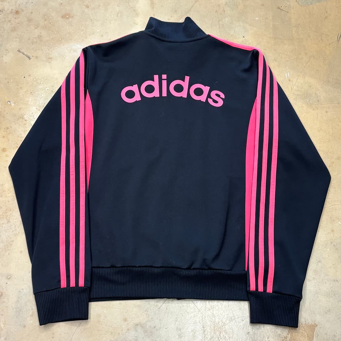 95 아디다스 여성용 핑크 블랙 트랙탑 상품이미지2