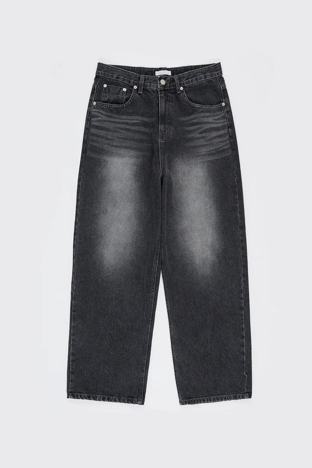 핀터맛 워싱 흑청 팬츠 상품이미지2