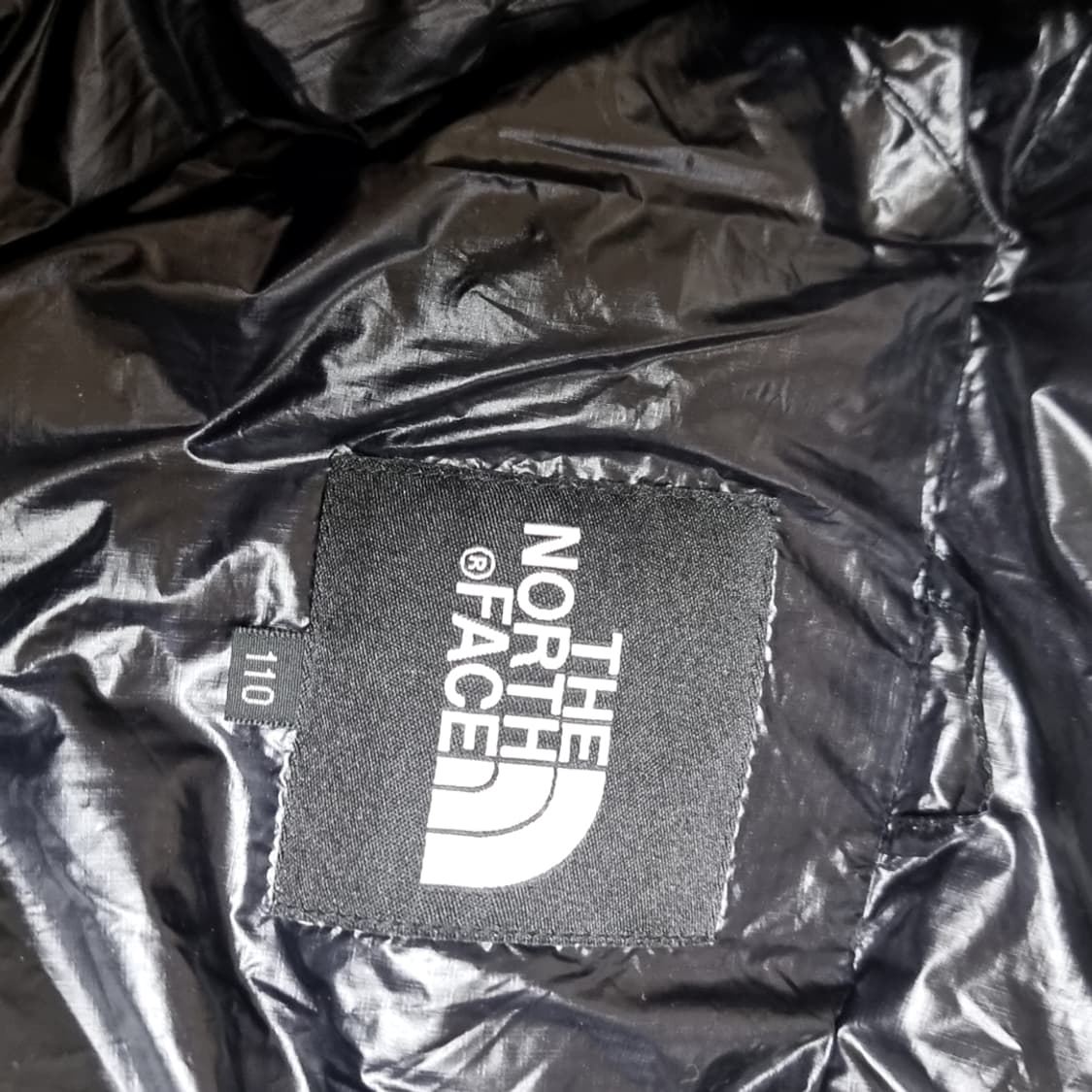 빈티지 노스페이스 블랙/블루 거의털 경량패딩 점퍼(105) 상품이미지6