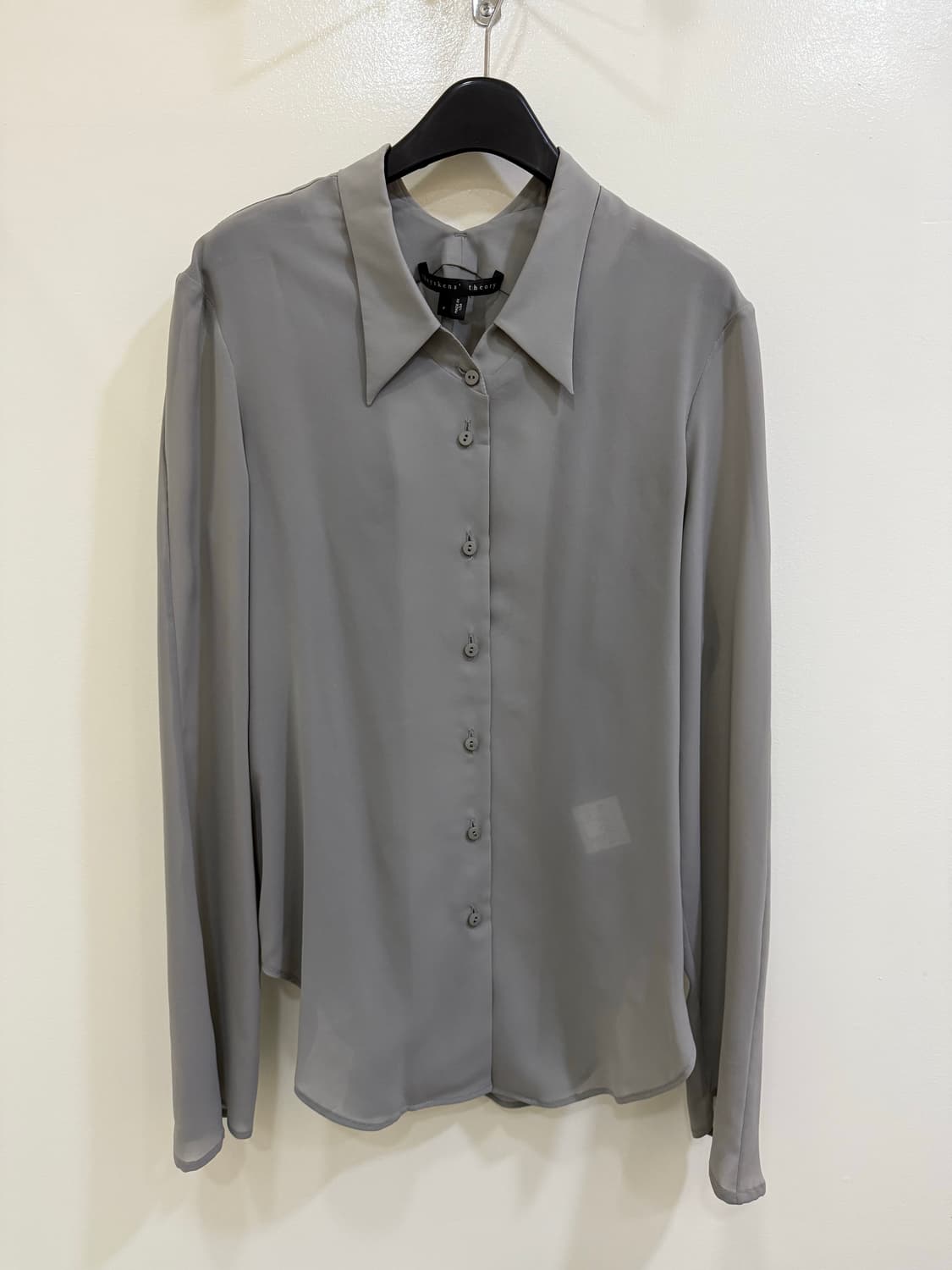 띠어리 시스루 블라우스 셔츠 정품 상품이미지1