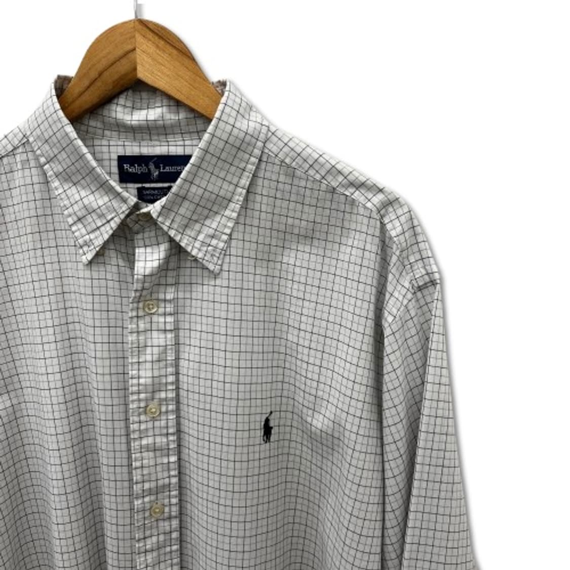 폴로 랄프로렌 버튼 다운 긴팔 체크 셔츠 상품이미지5