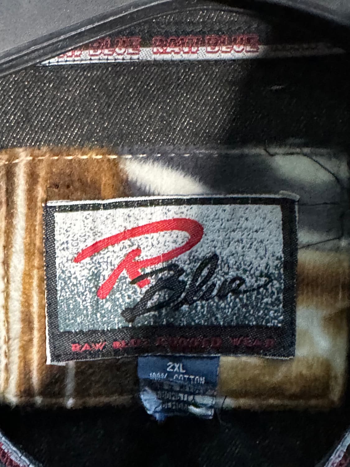 Raw blue 애니멀 데님 트러커 자켓 처분  상품이미지3