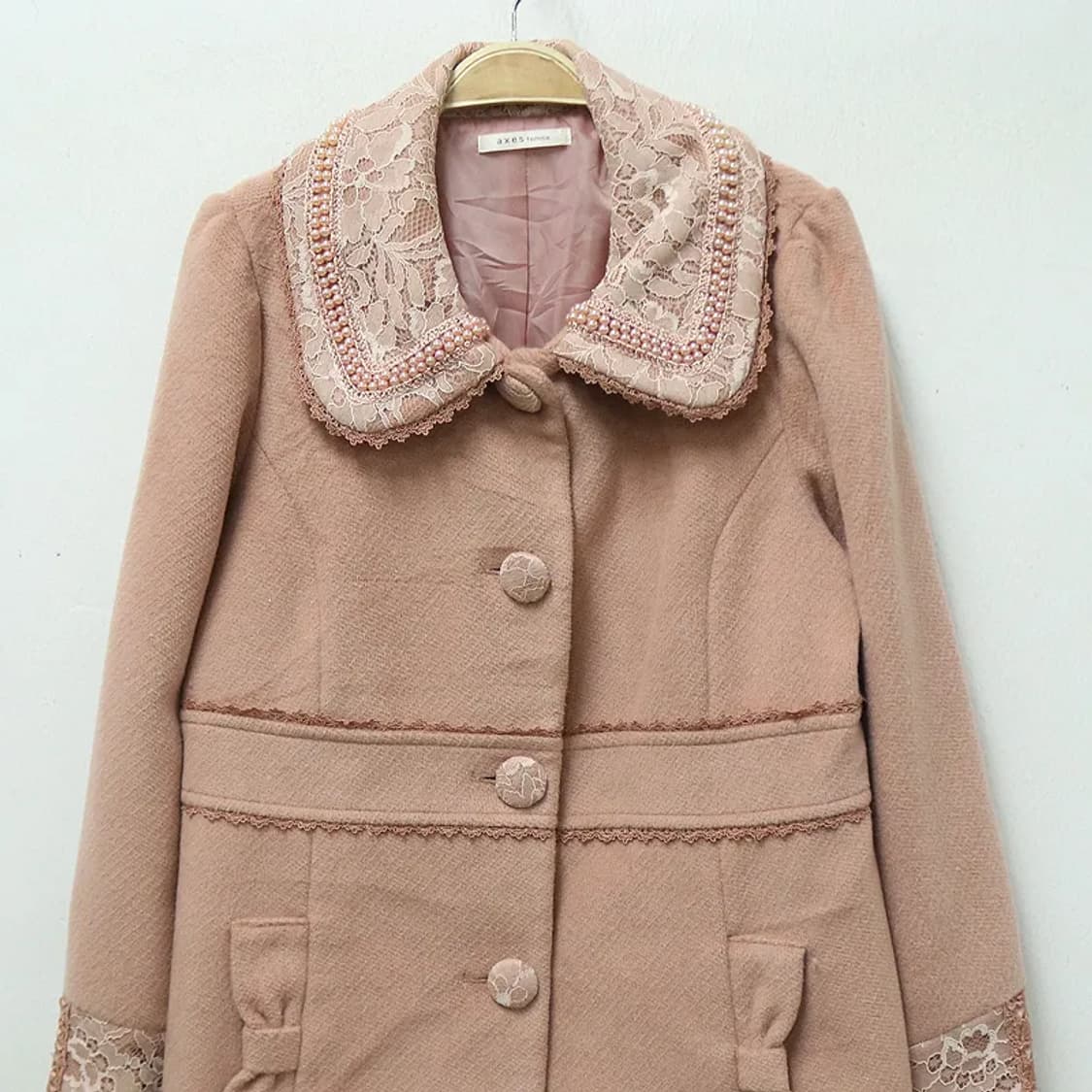 엑시즈 팜 딸기우유 레이스 코트 62455 상품이미지3