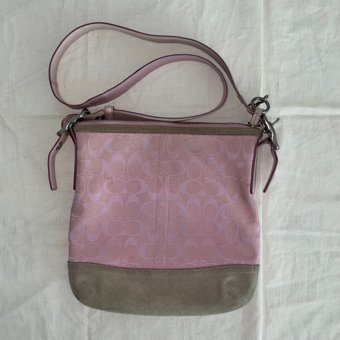 빈티지 코치 핑크 크로스백 숄더백 상품이미지2