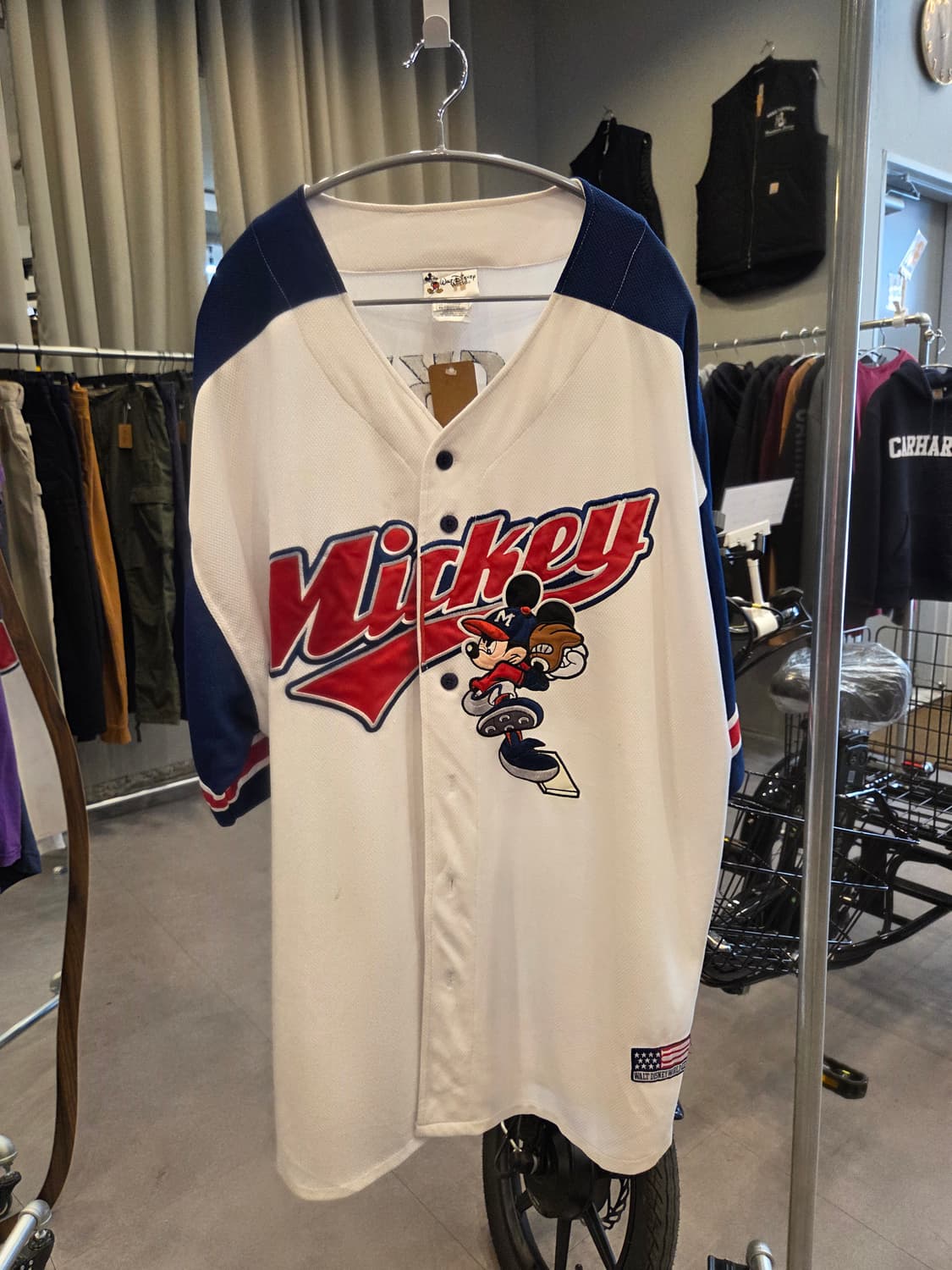  [XL] 90s 디즈니월드 오리지널 미키마우스 올스타 야구 저지 상품이미지1
