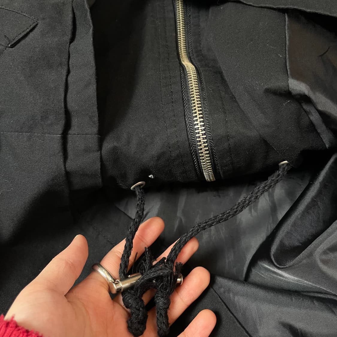 ZEALOUS 블랙 큐빅 패치워크 멀티포켓 자켓 F 상품이미지6