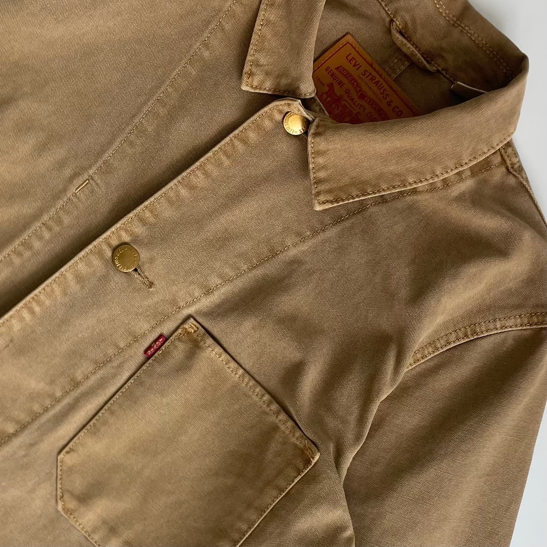 Levis  리바이스 레드탭 베이지 초어 워크자켓 상품이미지5
